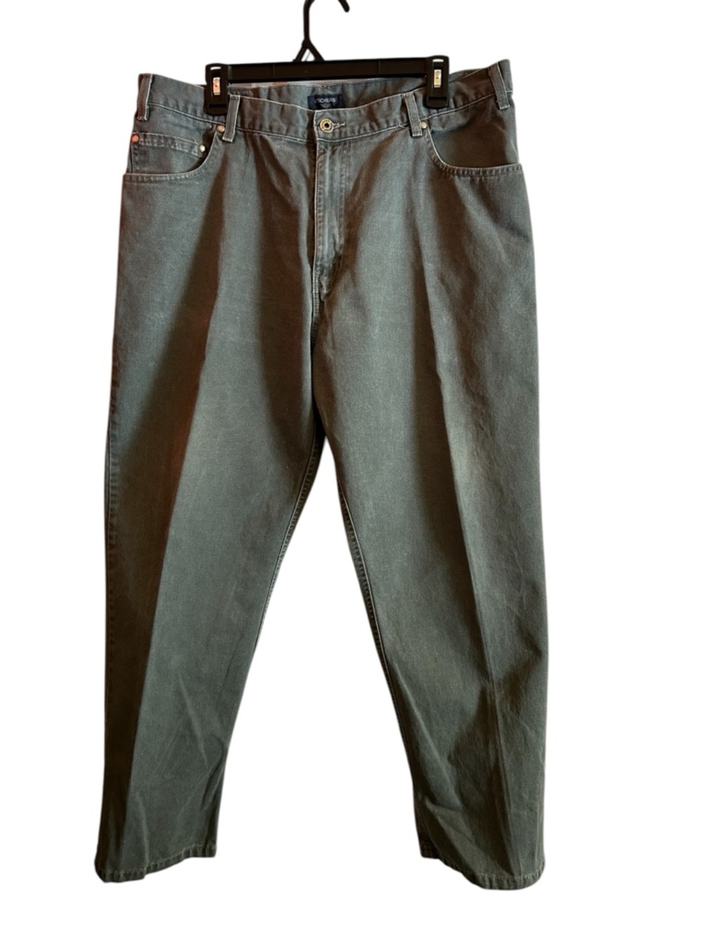 Dockers Men's Relaxed Straight-Leg Jeans in Olive